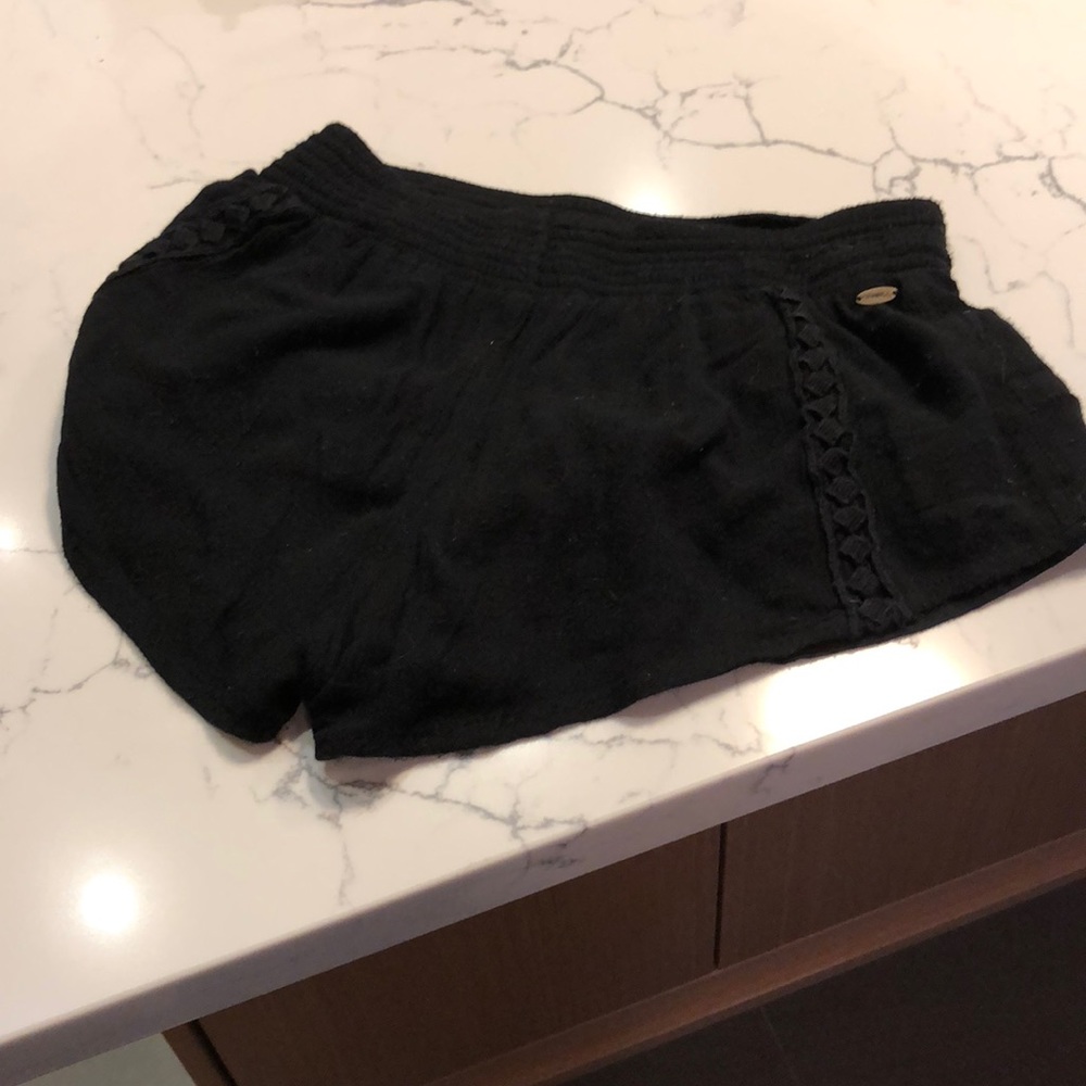 Black shorts girls
